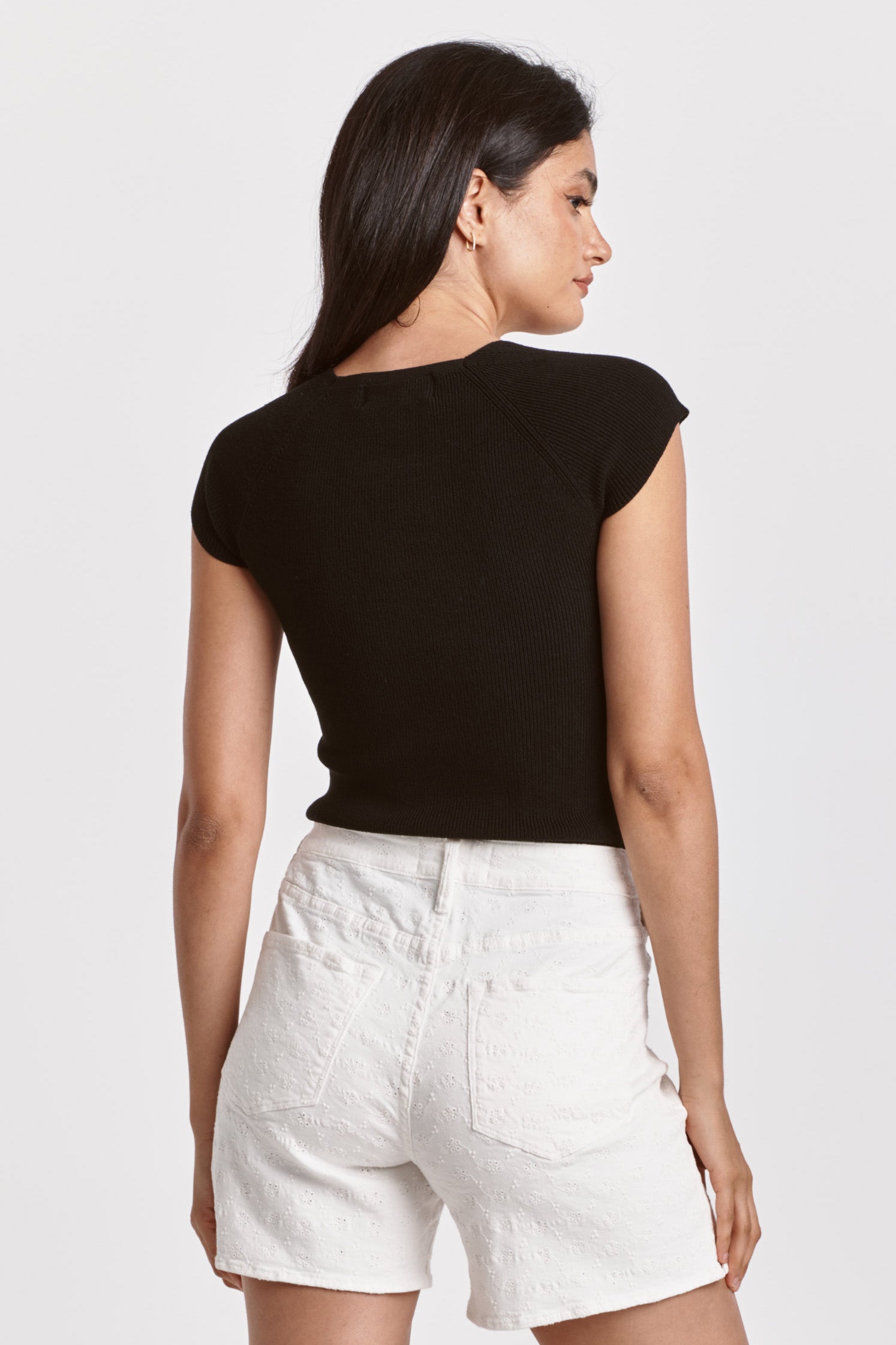 トップス AMDMARY Dorothy heart tops black Dorothy heart tops