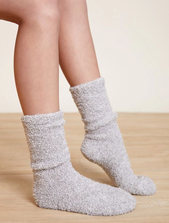 COZYCHIC YOUTH HEATHERED SOCKS-OCEAN/WHITE - Kingfisher Road - Online Boutique
