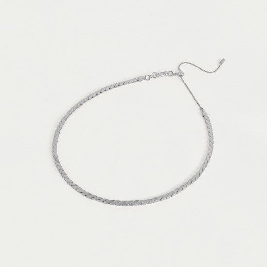 OSLO CHAIN NECKLACE-SILVER - Kingfisher Road - Online Boutique