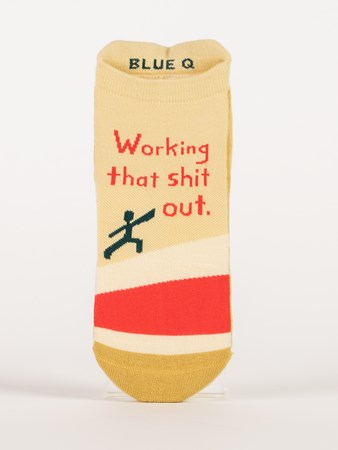 WORKING THAT SHIT OUT SNEAKER SOCKS - Kingfisher Road - Online Boutique
