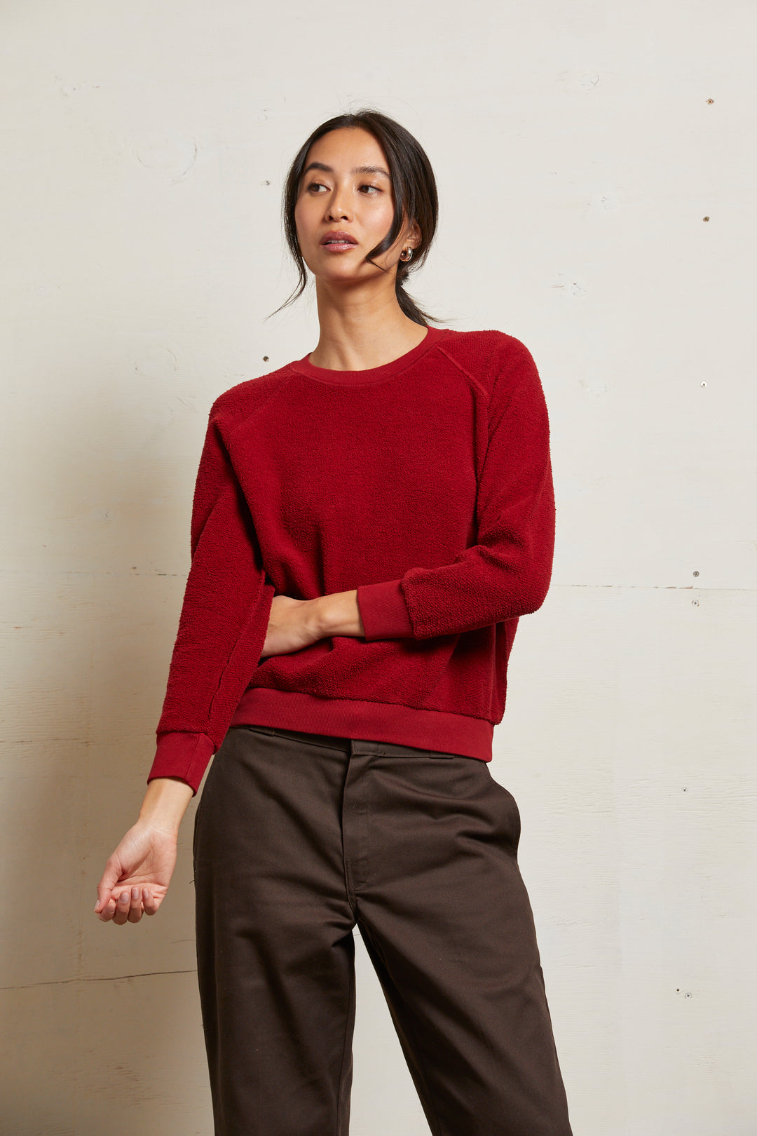 ZIGGY INSIDE OUT CREWNECK SWEATSHIRT-MAPLE - Kingfisher Road - Online Boutique