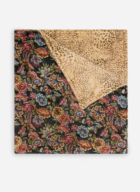 LAUREL CANYON COZY BLANKET-ANTIQUA FLOWER