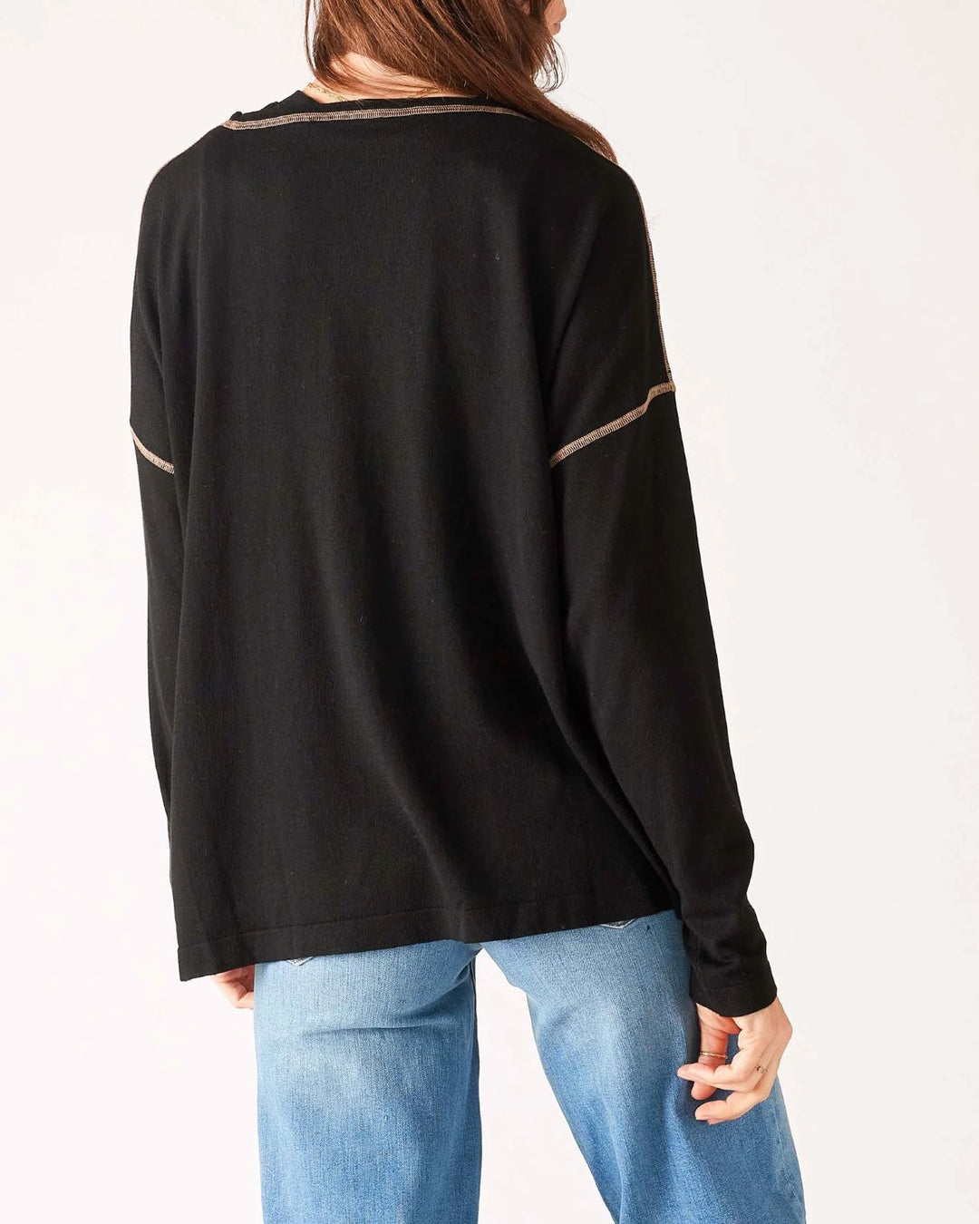 DEL MAR SWEATER-TRUE BLACK