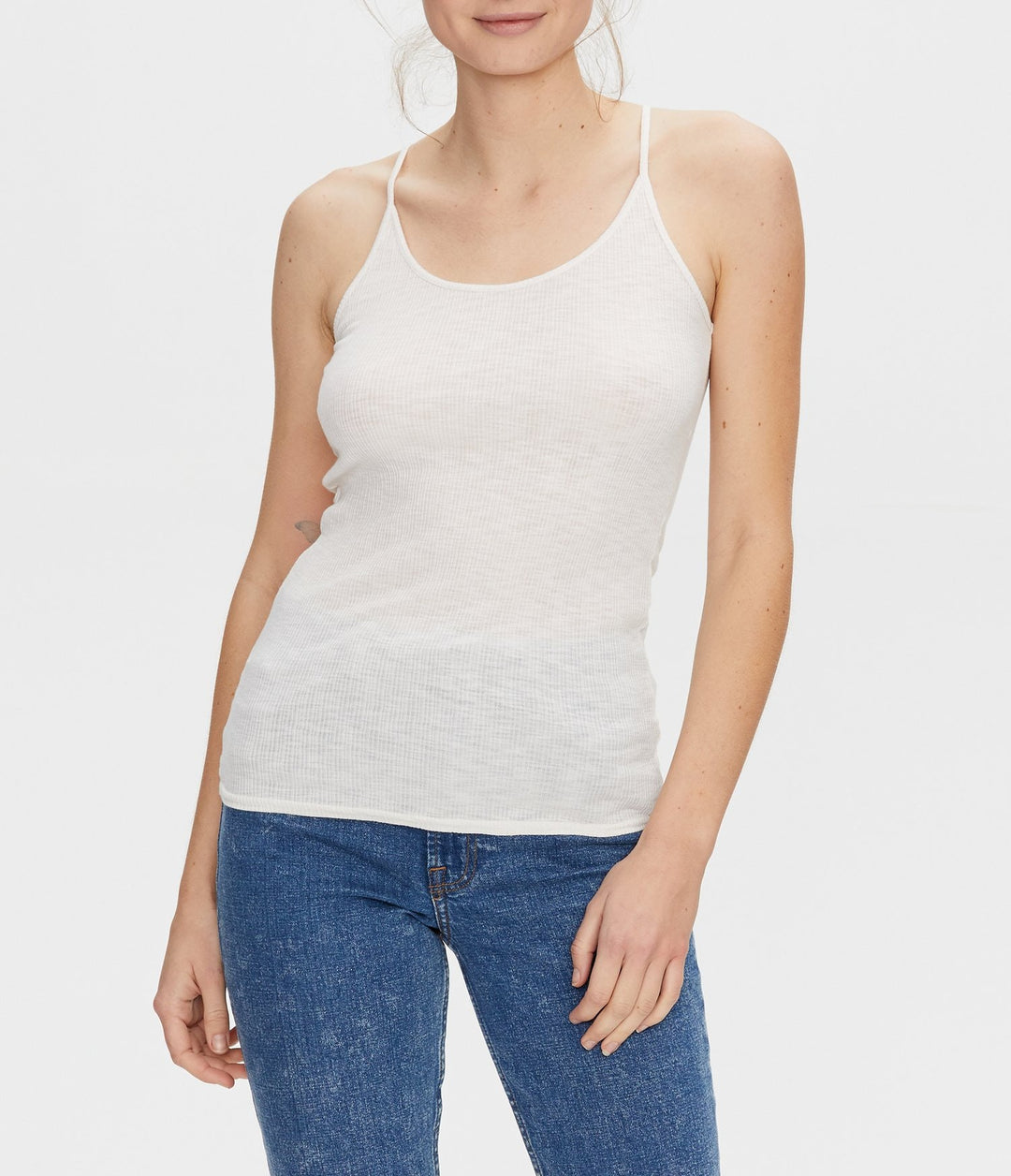 WHITE CHARLENE CAMI TANK TOP - Kingfisher Road - Online Boutique