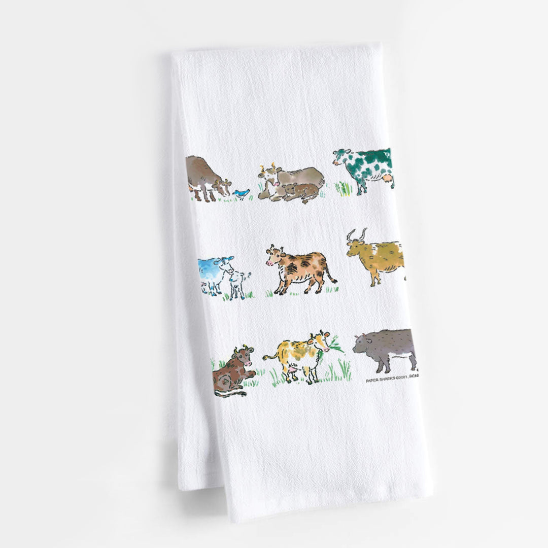 COWS DISH TOWEL - Kingfisher Road - Online Boutique
