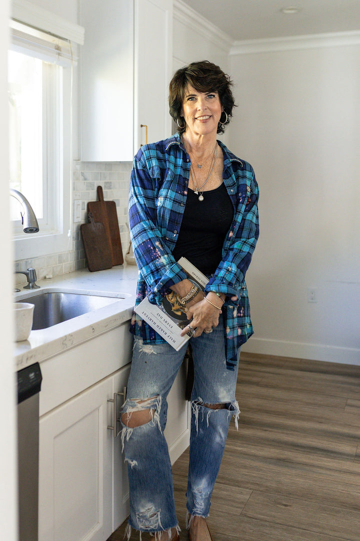 CHERRY FLANNEL - Kingfisher Road - Online Boutique