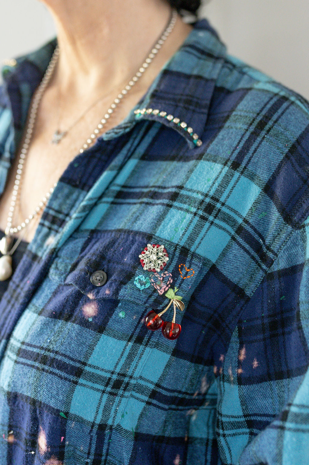 CHERRY FLANNEL - Kingfisher Road - Online Boutique