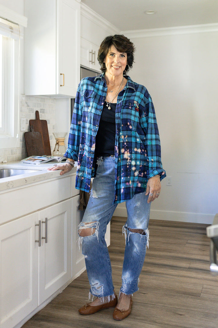 CHERRY FLANNEL - Kingfisher Road - Online Boutique