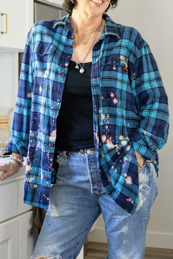 CHERRY FLANNEL - Kingfisher Road - Online Boutique