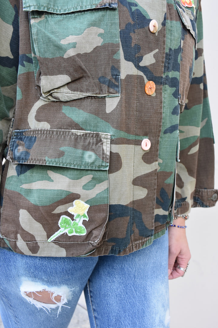 BUTTERFLY'S ARE FREE CAMO JACKET - Kingfisher Road - Online Boutique