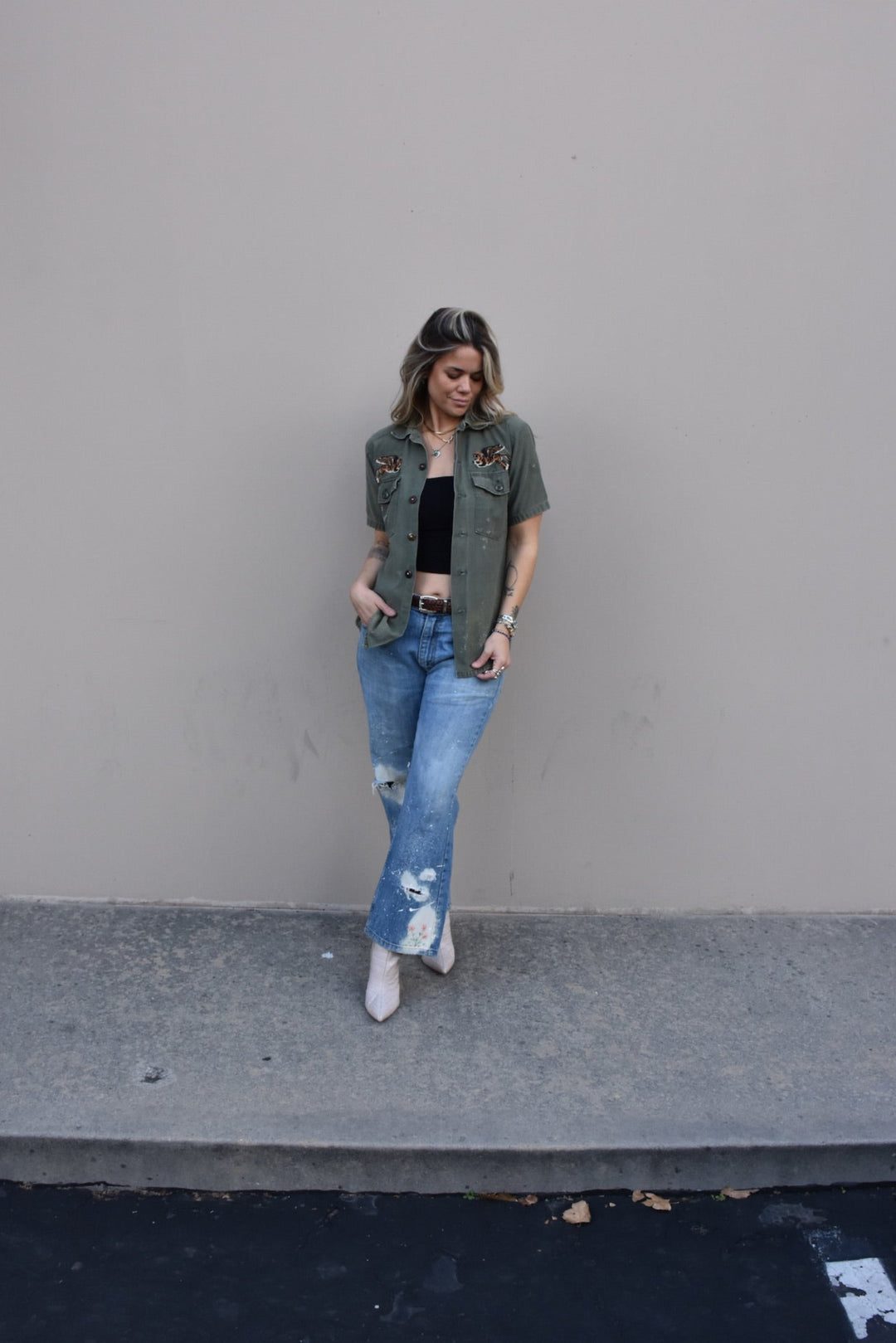 FLYING TIGERS MILITARY JACKET - Kingfisher Road - Online Boutique