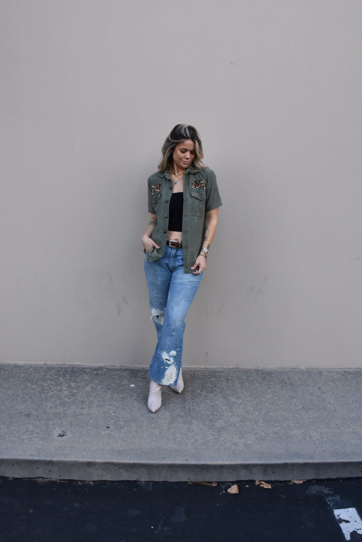 FLYING TIGERS MILITARY JACKET - Kingfisher Road - Online Boutique