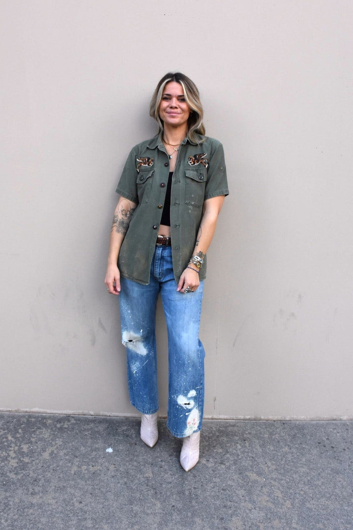 FLYING TIGERS MILITARY JACKET - Kingfisher Road - Online Boutique