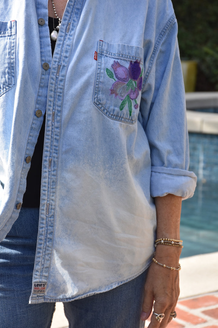 BLUEBERRIES BUTTON DOWN - Kingfisher Road - Online Boutique