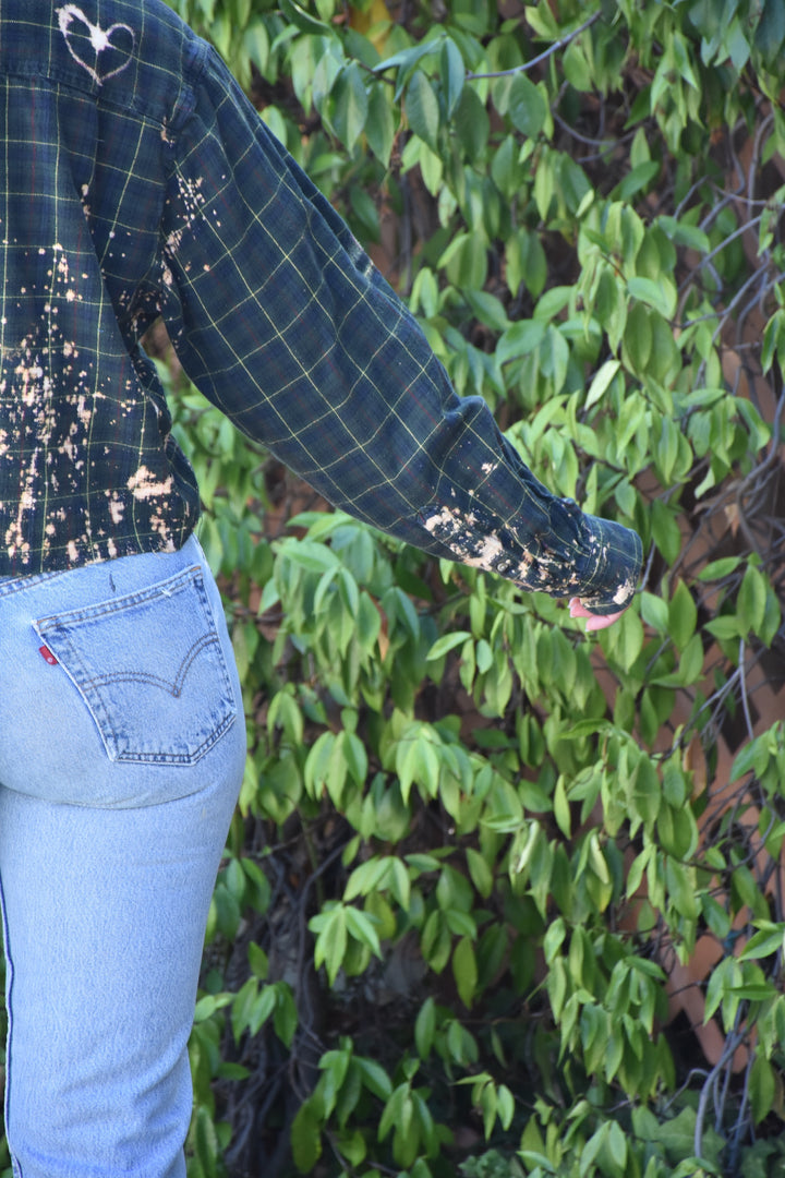 A TOUCH OF PINK CROPPED FLANNEL - Kingfisher Road - Online Boutique