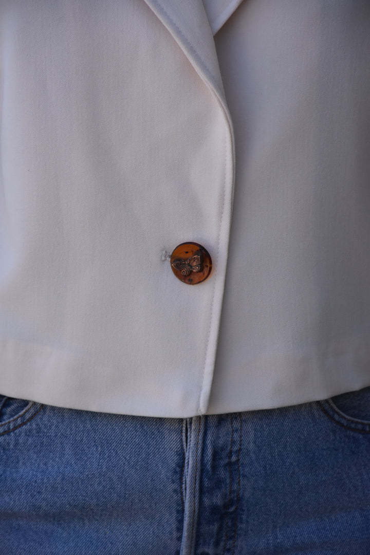 BUTTERFLY EFFECT CROPPED BLAZER - Kingfisher Road - Online Boutique