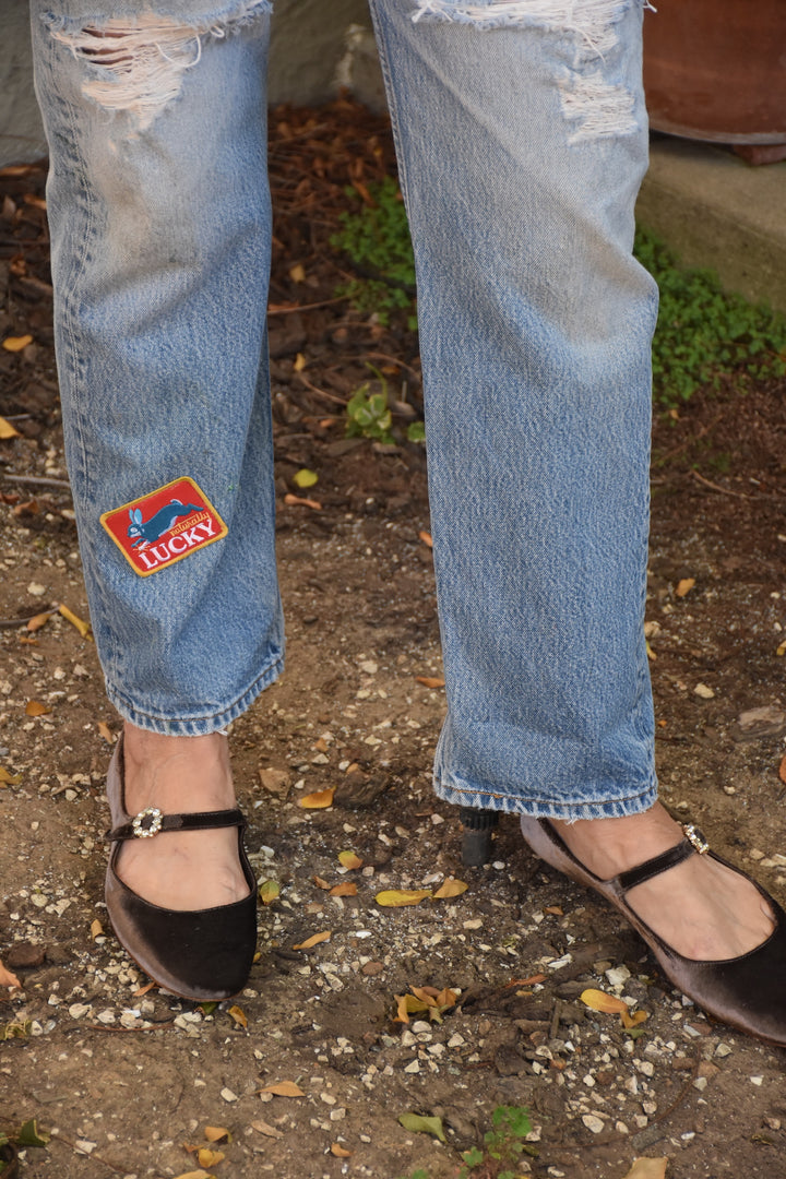 HOPPER 501 DENIM-SIZE 34 - Kingfisher Road - Online Boutique