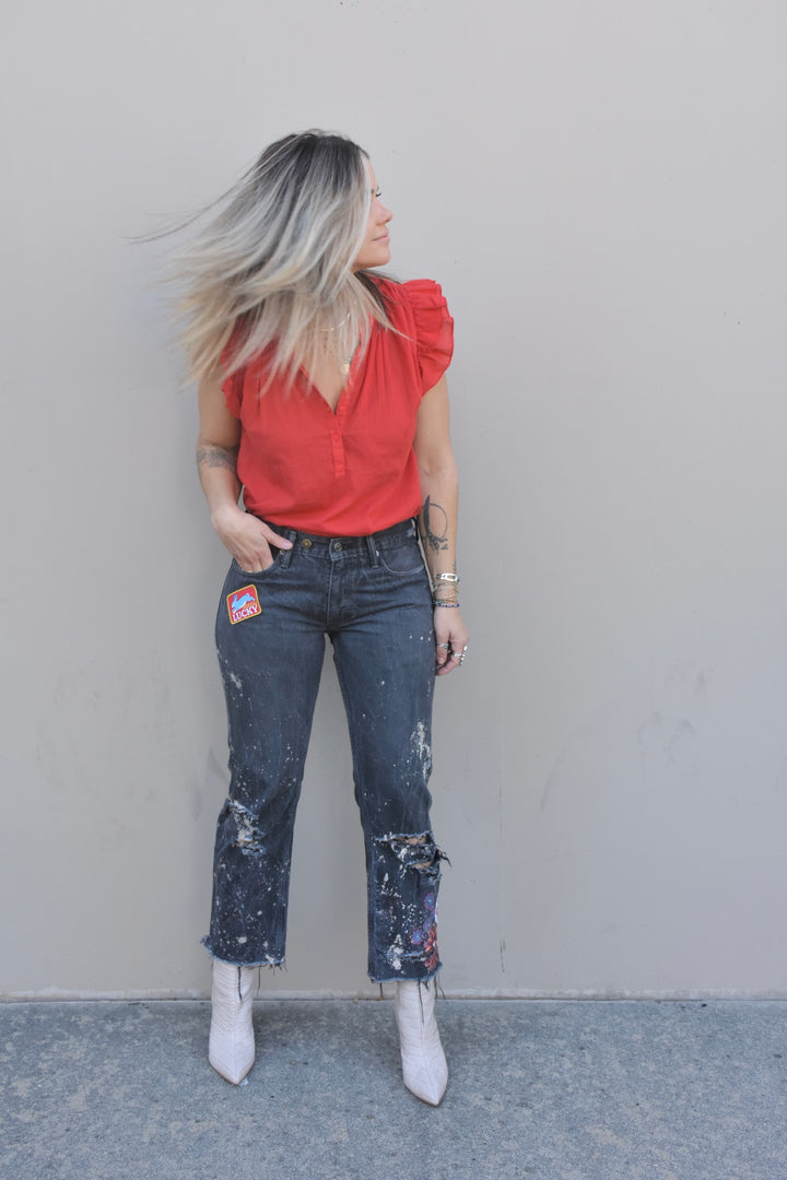 COCO 514 SLIM STRIAGHT DENIM-SIZE 30 - Kingfisher Road - Online Boutique