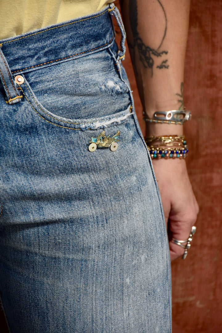 CINDERELLA 501 DENIM-SIZE 32 - Kingfisher Road - Online Boutique