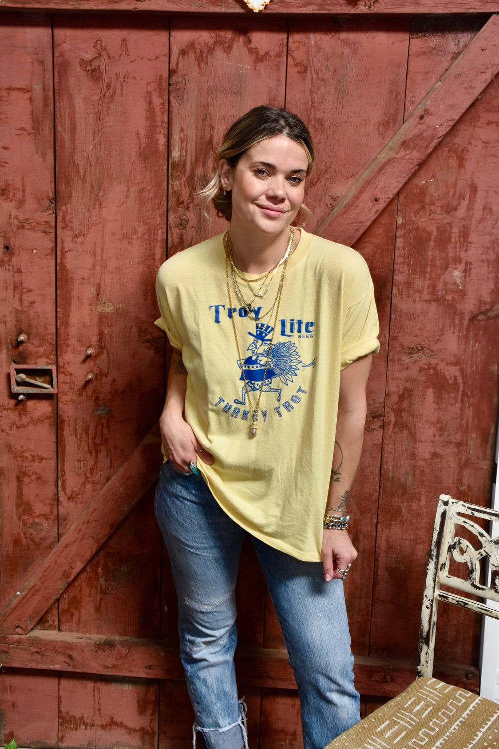 TURKEY TROT VINTAGE TEE - Kingfisher Road - Online Boutique