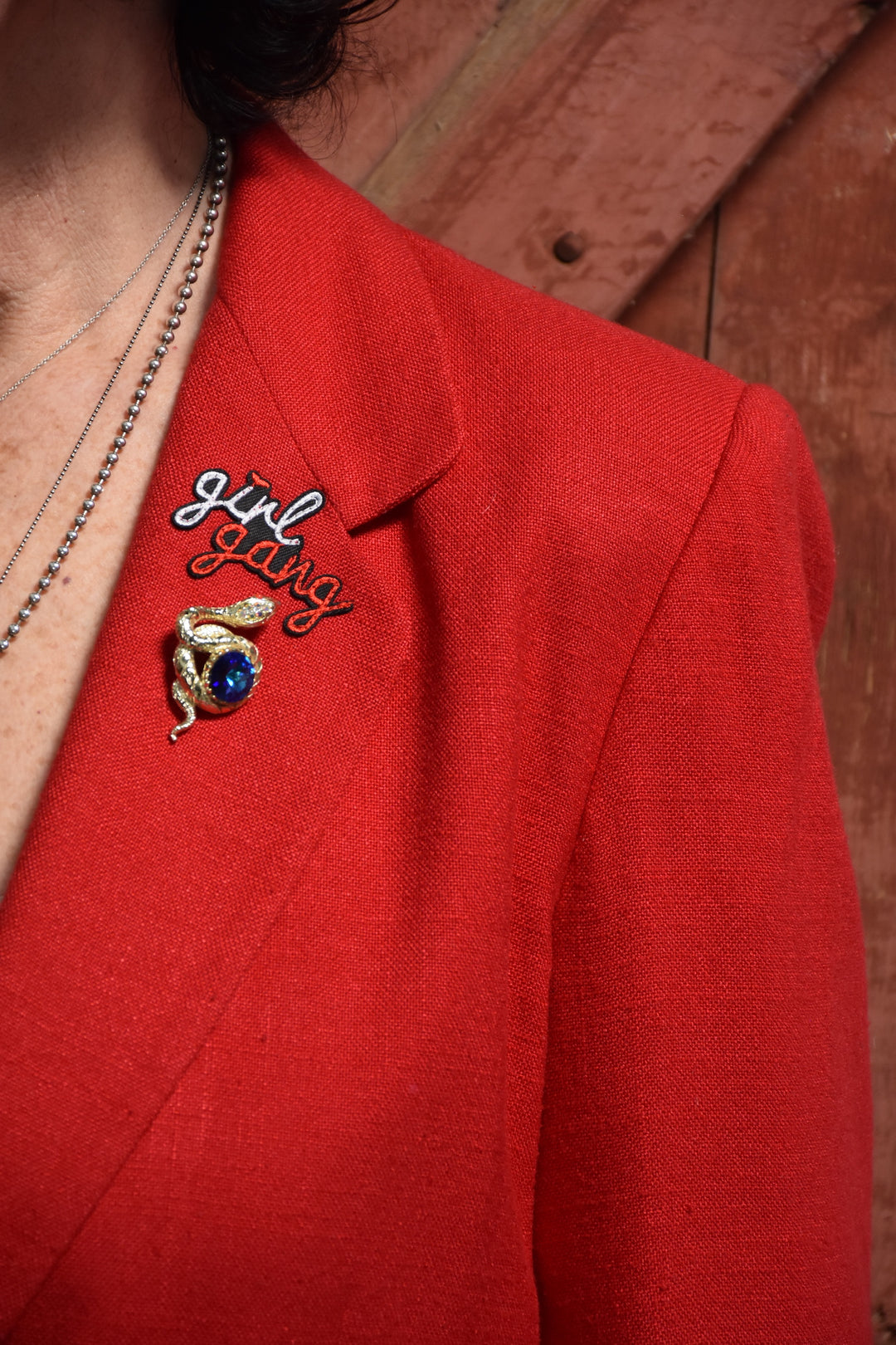 RED GIRL GANG BLAZER - Kingfisher Road - Online Boutique