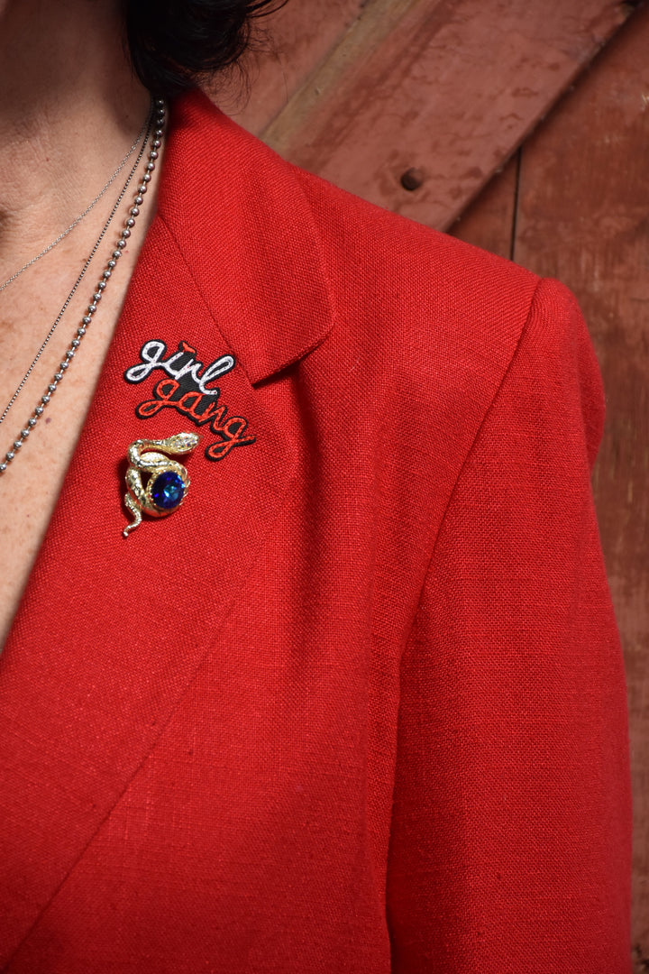 RED GIRL GANG BLAZER - Kingfisher Road - Online Boutique