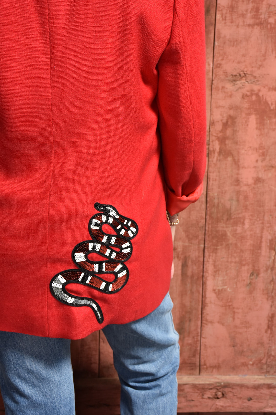 RED GIRL GANG BLAZER - Kingfisher Road - Online Boutique