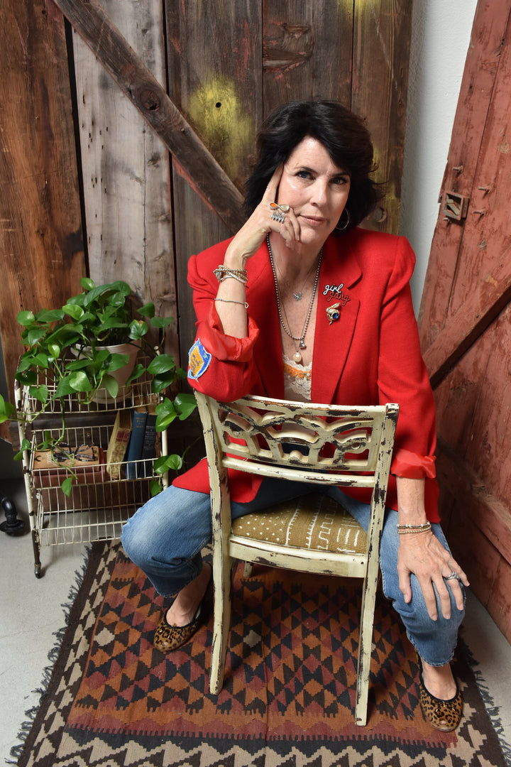 RED GIRL GANG BLAZER - Kingfisher Road - Online Boutique