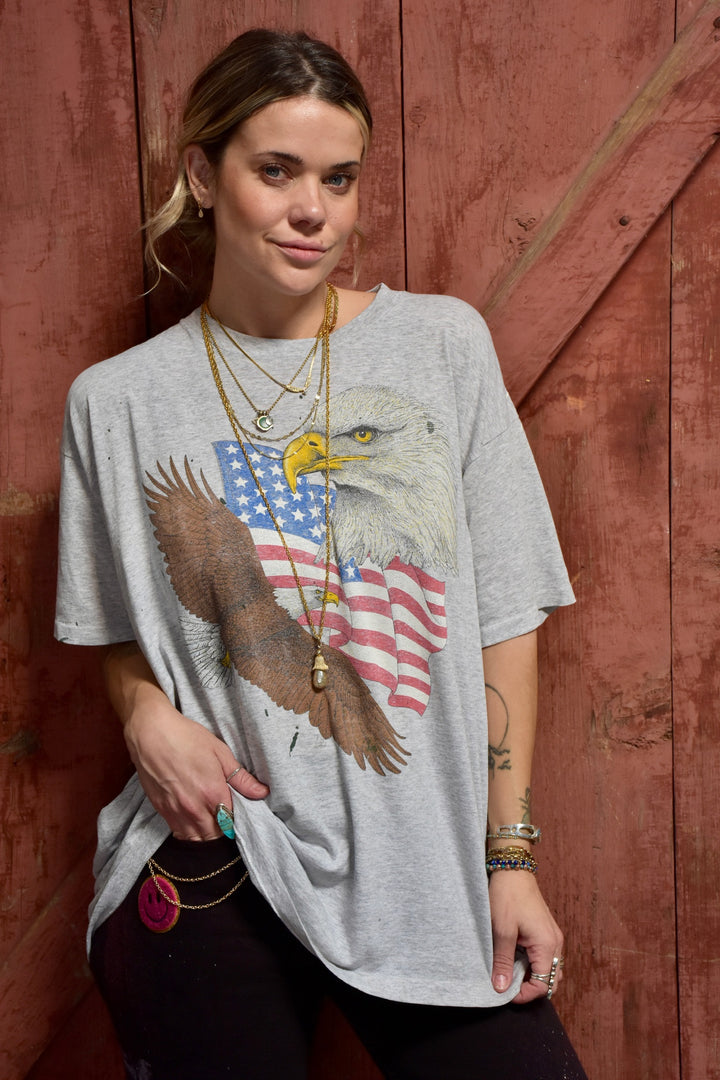 BALD EAGLES VINTAGE TEE - Kingfisher Road - Online Boutique