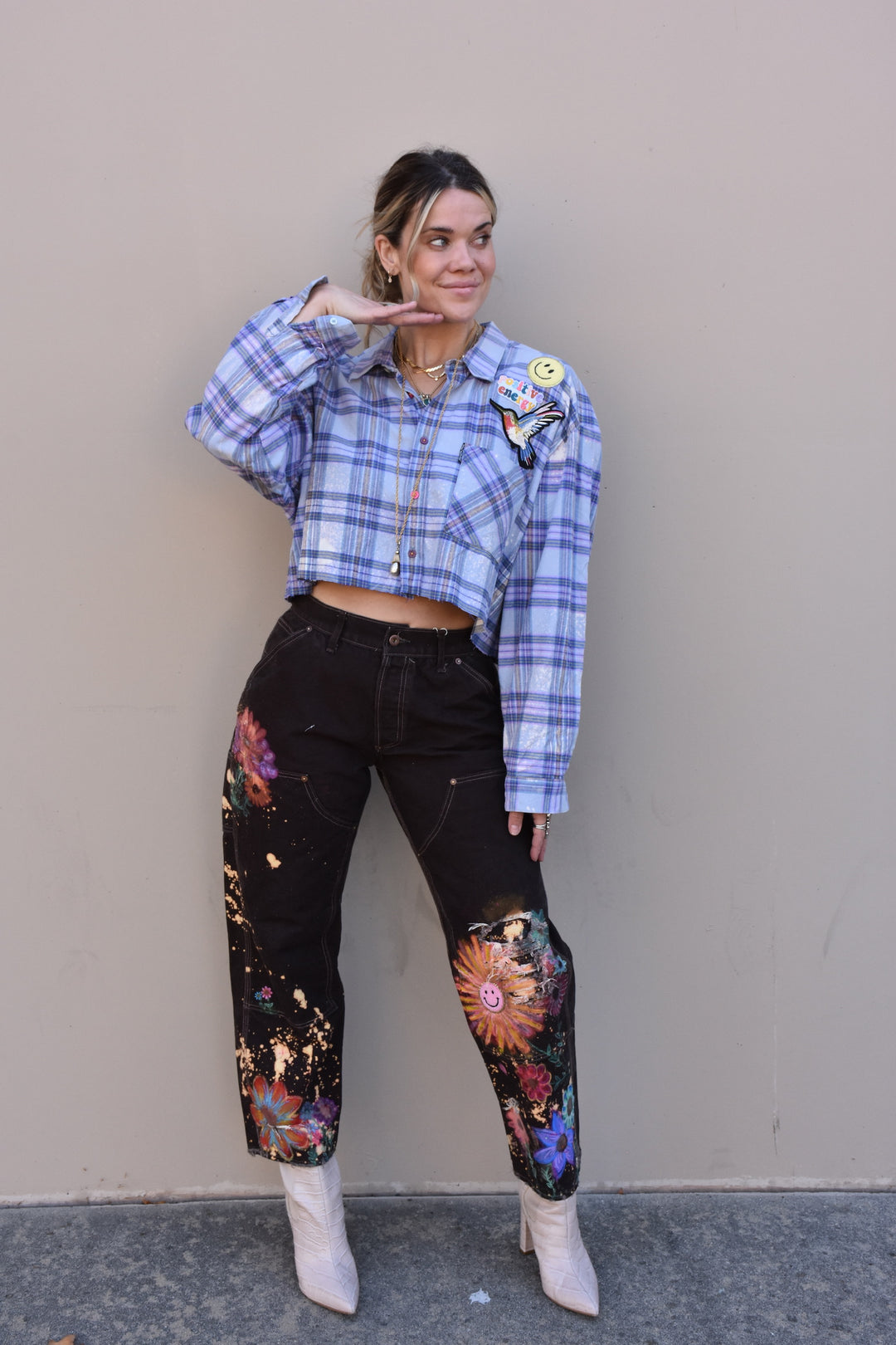 POSITIVE ENERGY FLANNEL - Kingfisher Road - Online Boutique