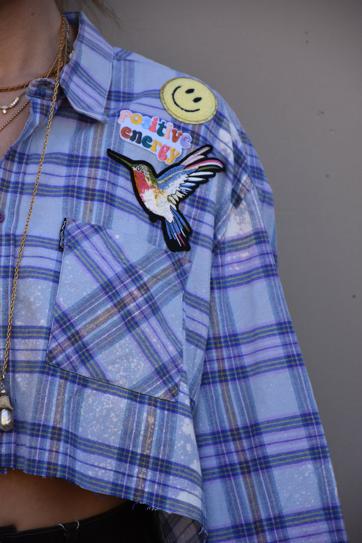 POSITIVE ENERGY FLANNEL - Kingfisher Road - Online Boutique