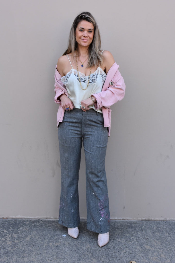 THERESE MEN'S PLAID TROUSERS-SIZE 30 - Kingfisher Road - Online Boutique