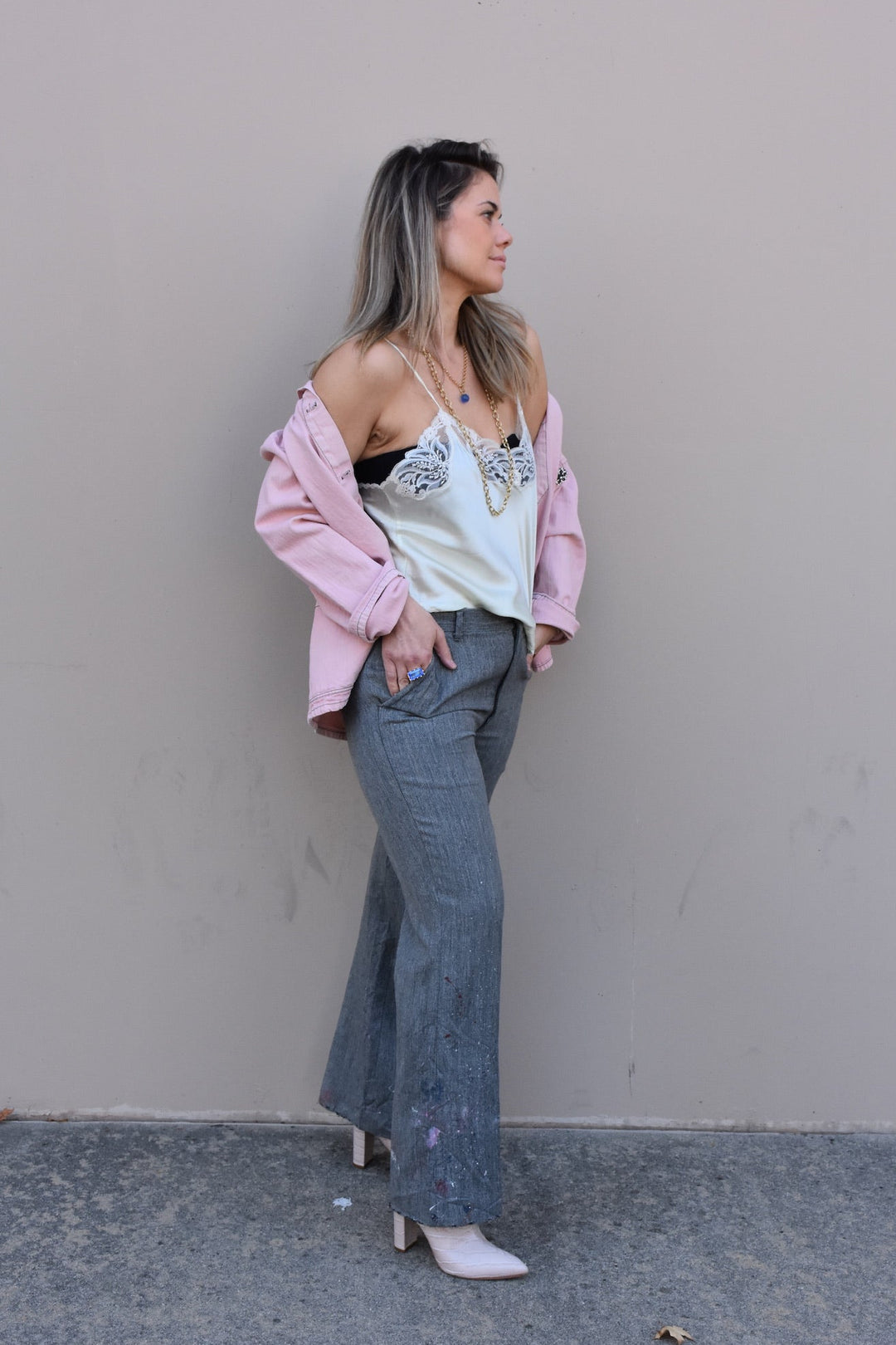 THERESE MEN'S PLAID TROUSERS-SIZE 30 - Kingfisher Road - Online Boutique