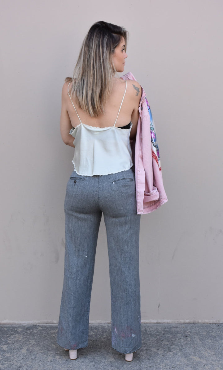 THERESE MEN'S PLAID TROUSERS-SIZE 30 - Kingfisher Road - Online Boutique