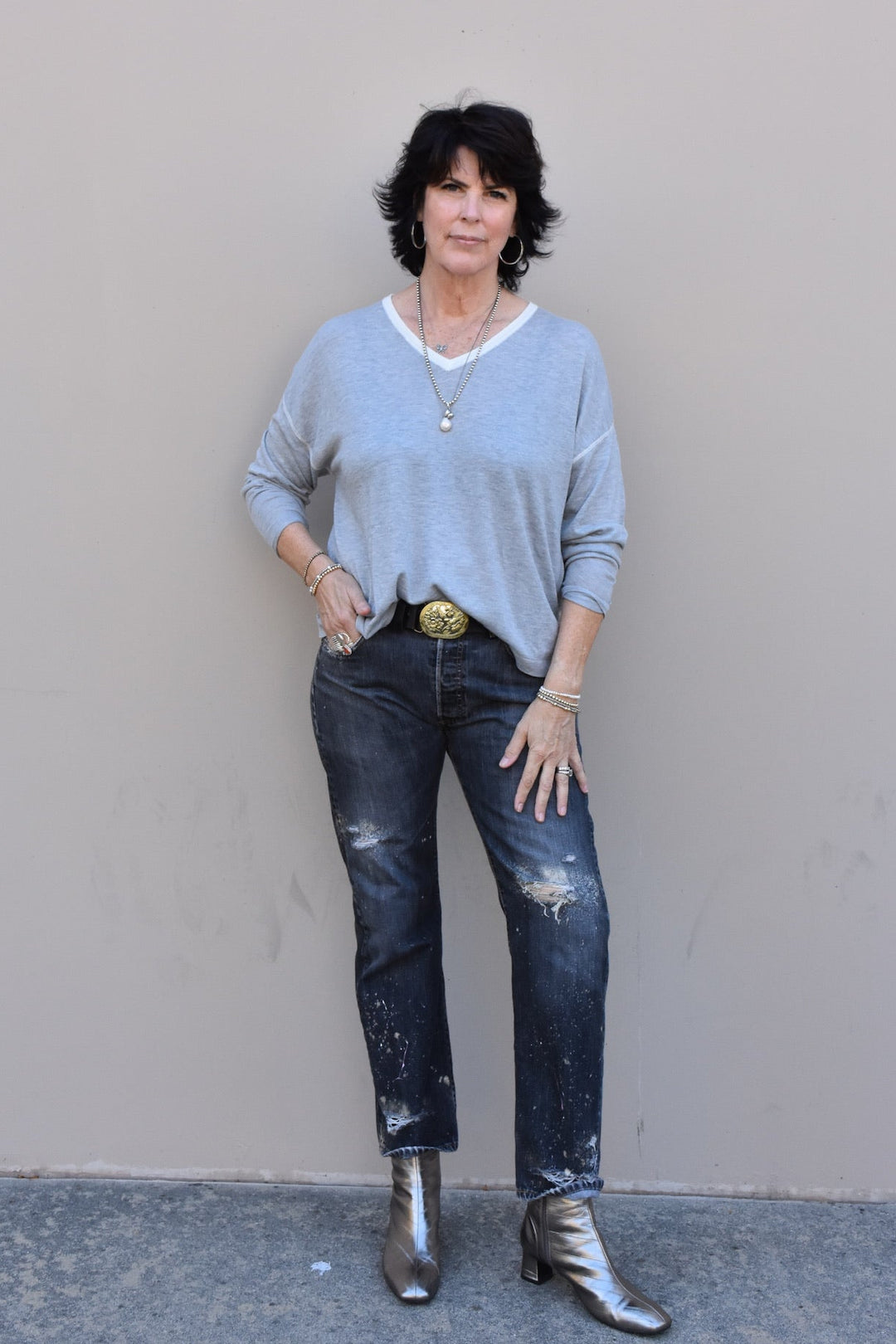 HADLEY 501 DENIM-SIZE 34 - Kingfisher Road - Online Boutique