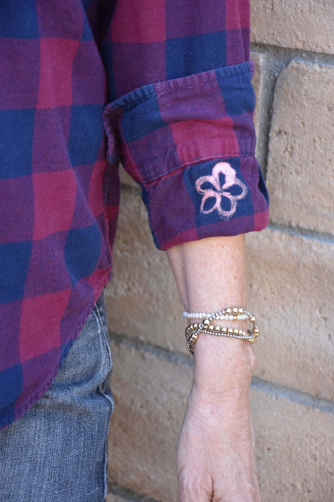 FLOWER POWER FLOWER FLANNEL - Kingfisher Road - Online Boutique