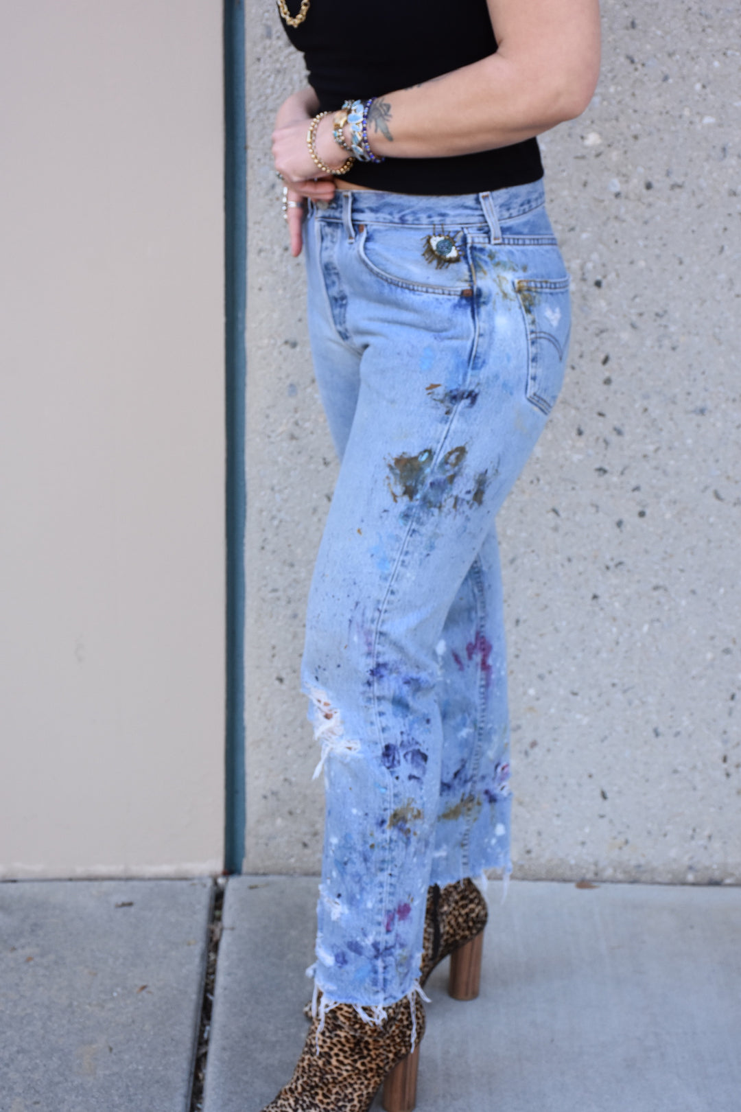 EYELEEN 501 DENIM-SIZE 30