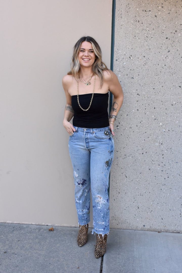 EYELEEN 501 DENIM-SIZE 30