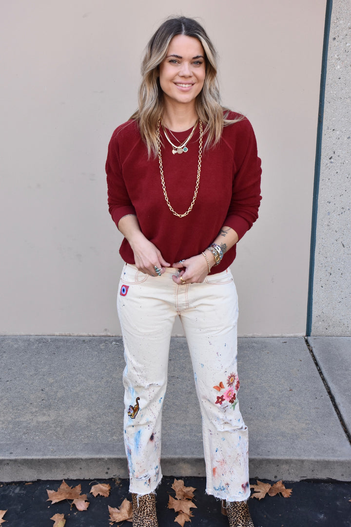 EVELYN 501 DENIM-SIZE 32