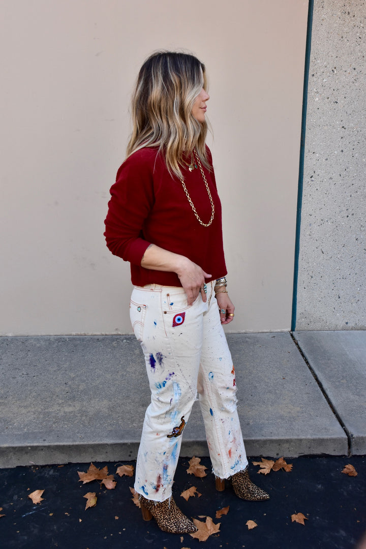 EVELYN 501 DENIM-SIZE 32