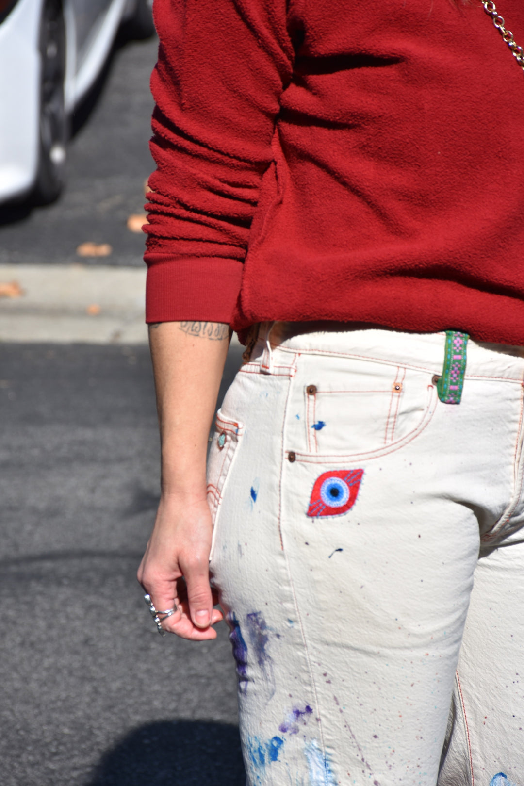 EVELYN 501 DENIM-SIZE 32