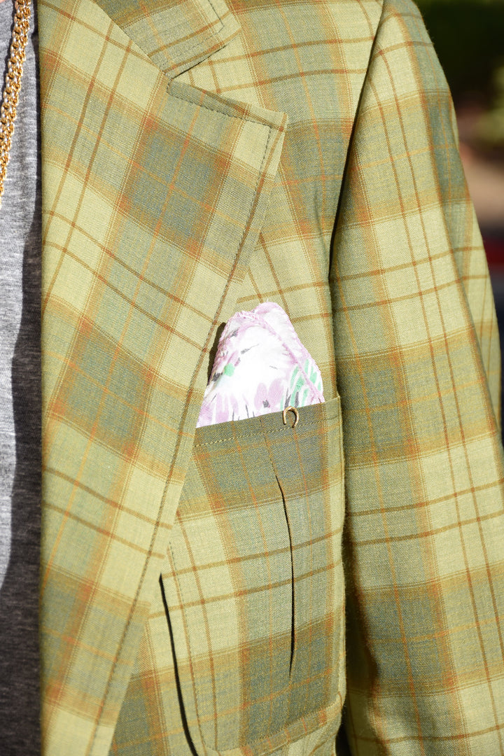 LUCKY GREEN PLAID BLAZER