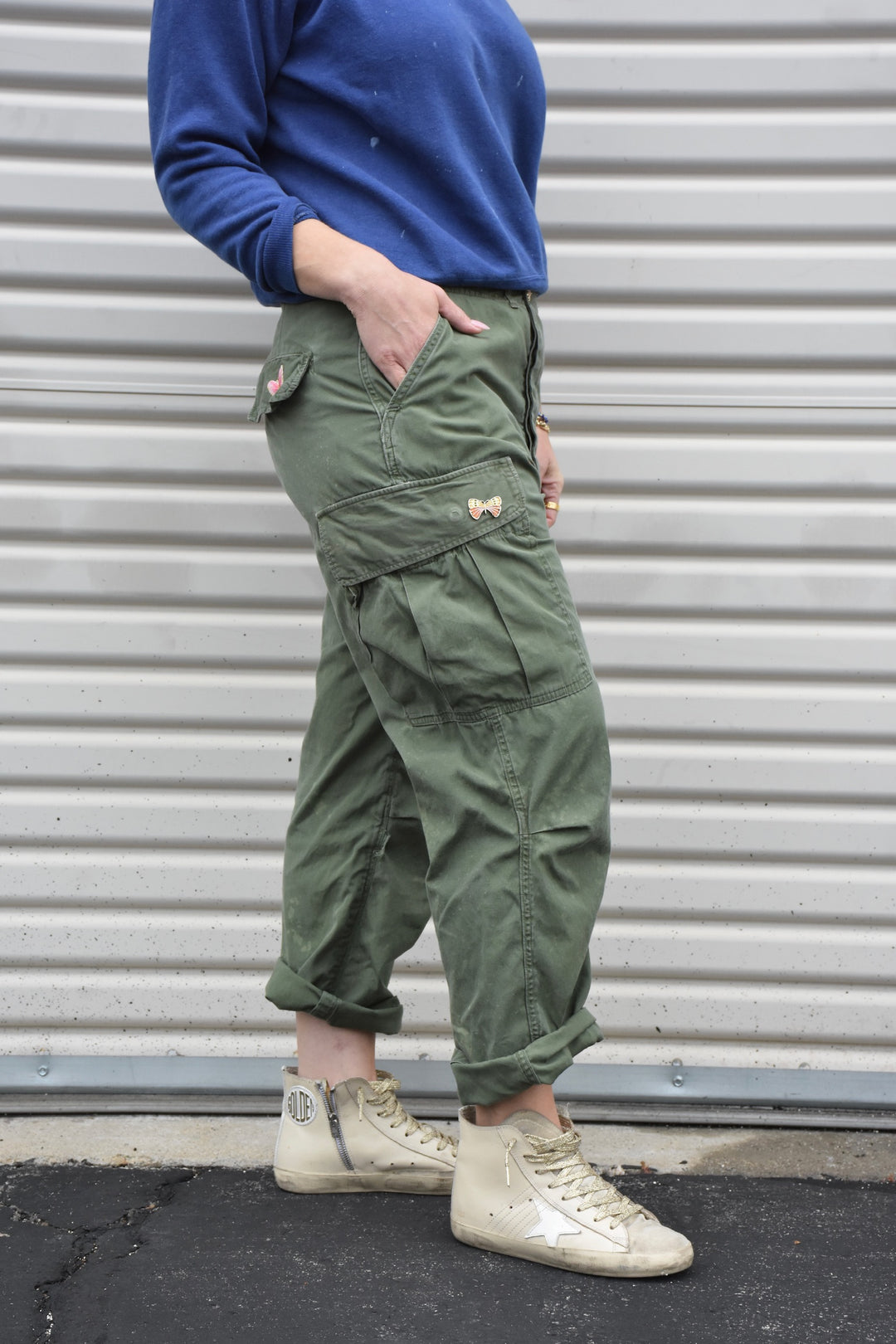 PAULINE MILITARY PANTS-SIZE 30