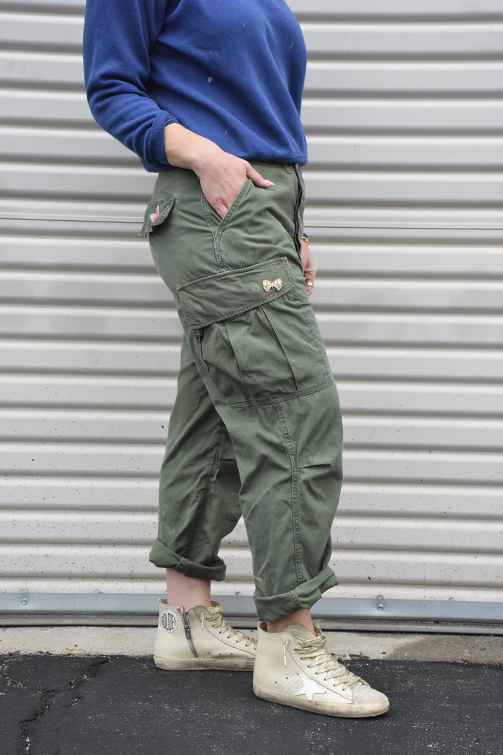 PAULINE MILITARY PANTS-SIZE 30