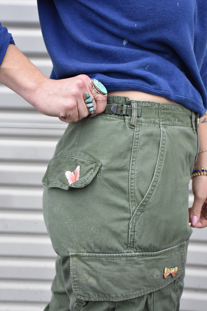 PAULINE MILITARY PANTS-SIZE 30