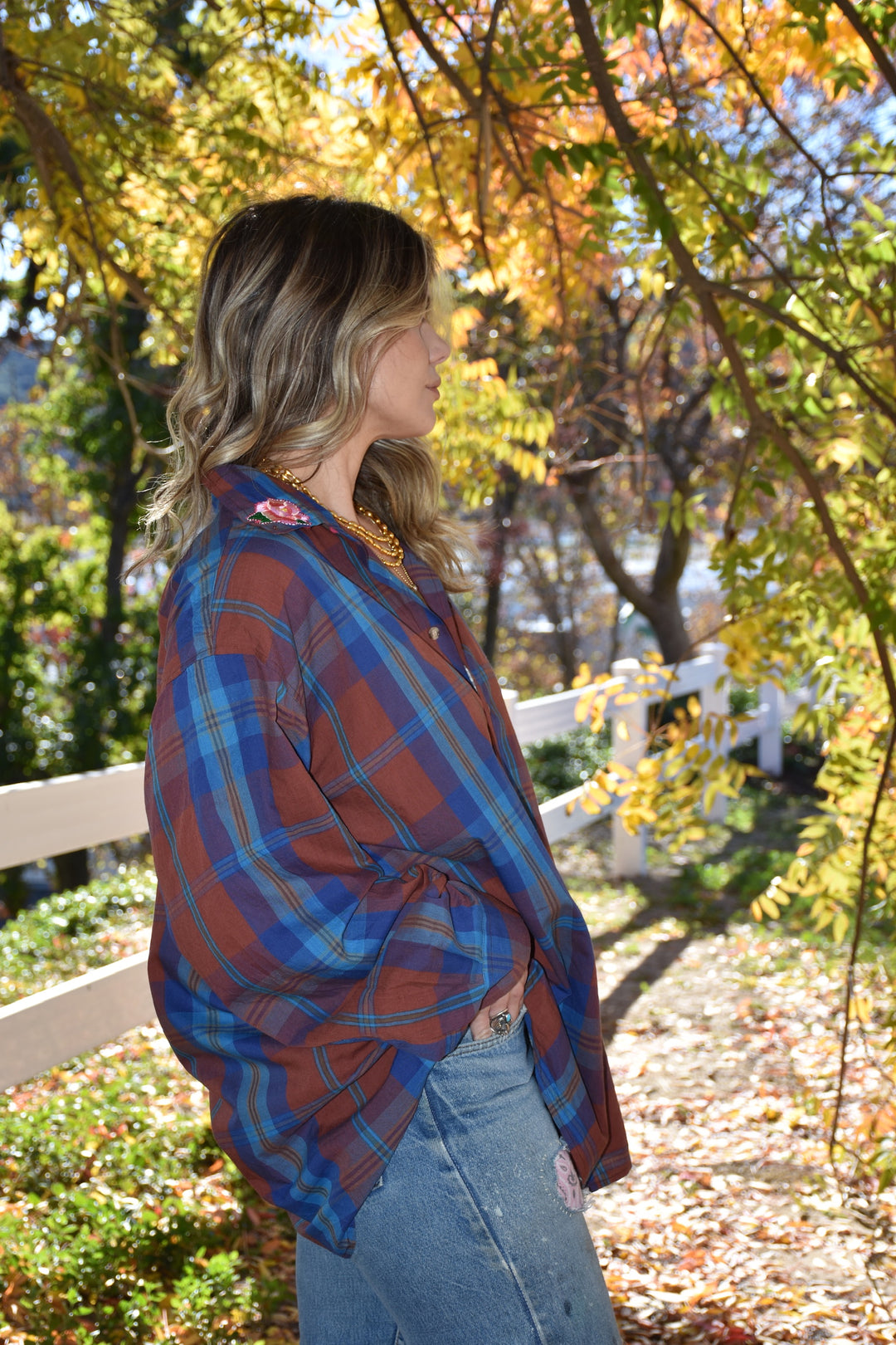 STEEPLE CHASE BUTTON DOWN