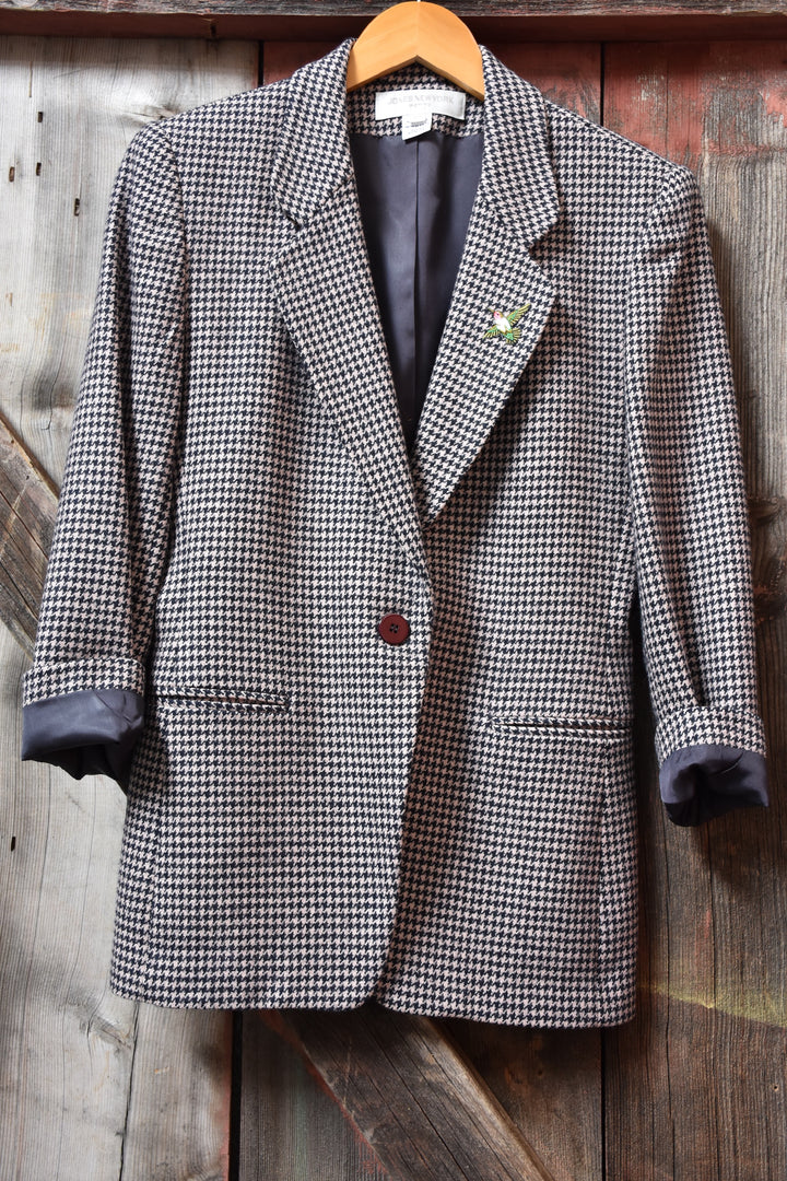 HUMMINGBIRD HERRINGBONE BLAZER