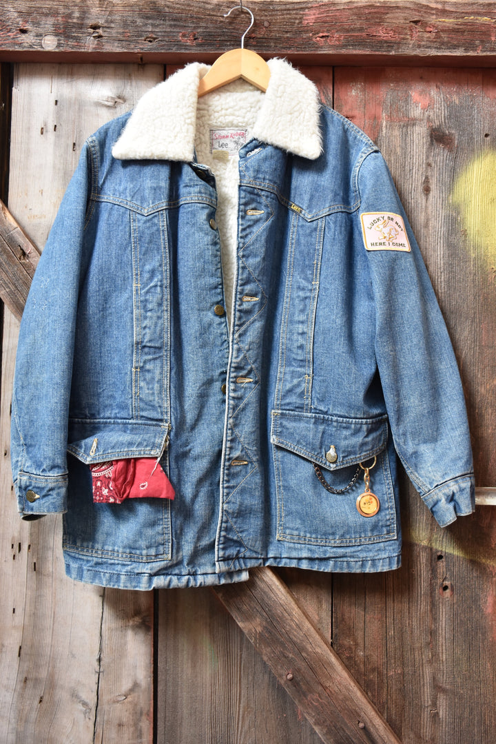 LEE STORM RIDER DENIM SHERPA JACKET