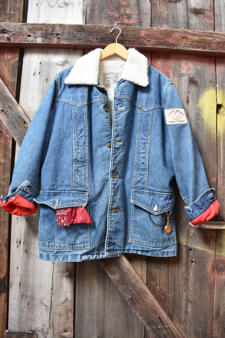 LEE STORM RIDER DENIM SHERPA JACKET
