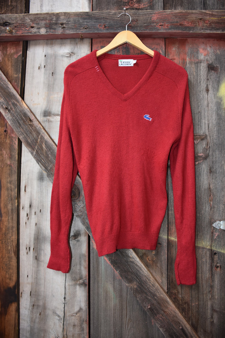IZOD RED SWEATER